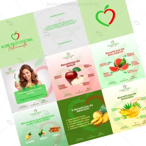 kit mídias nutrição