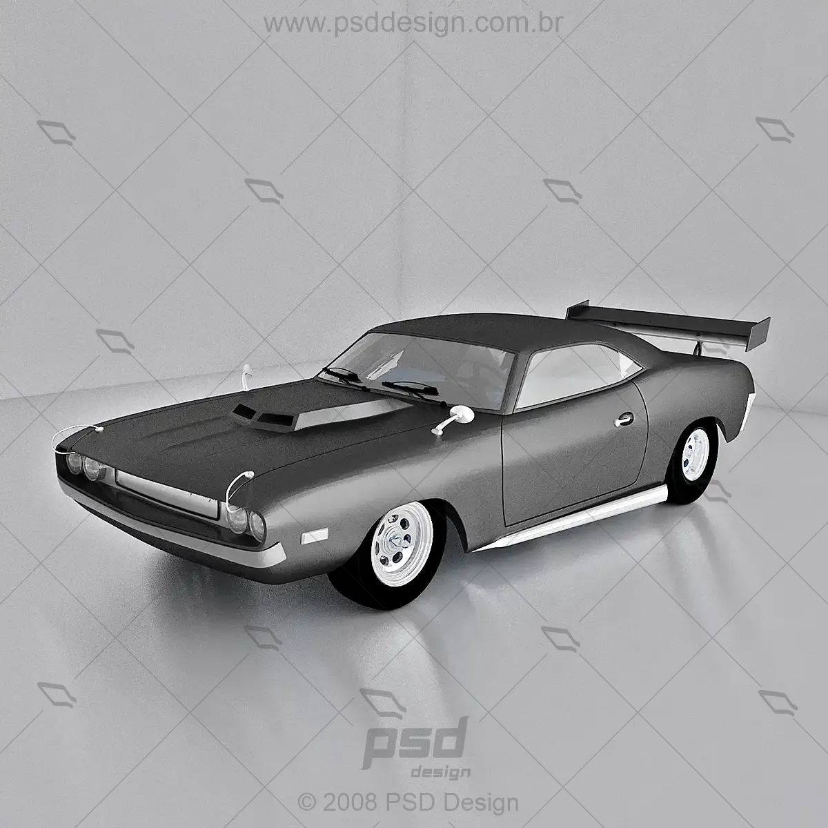 Model 3D dodge charger