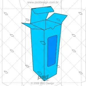 molde caixa garrafa 350 ml